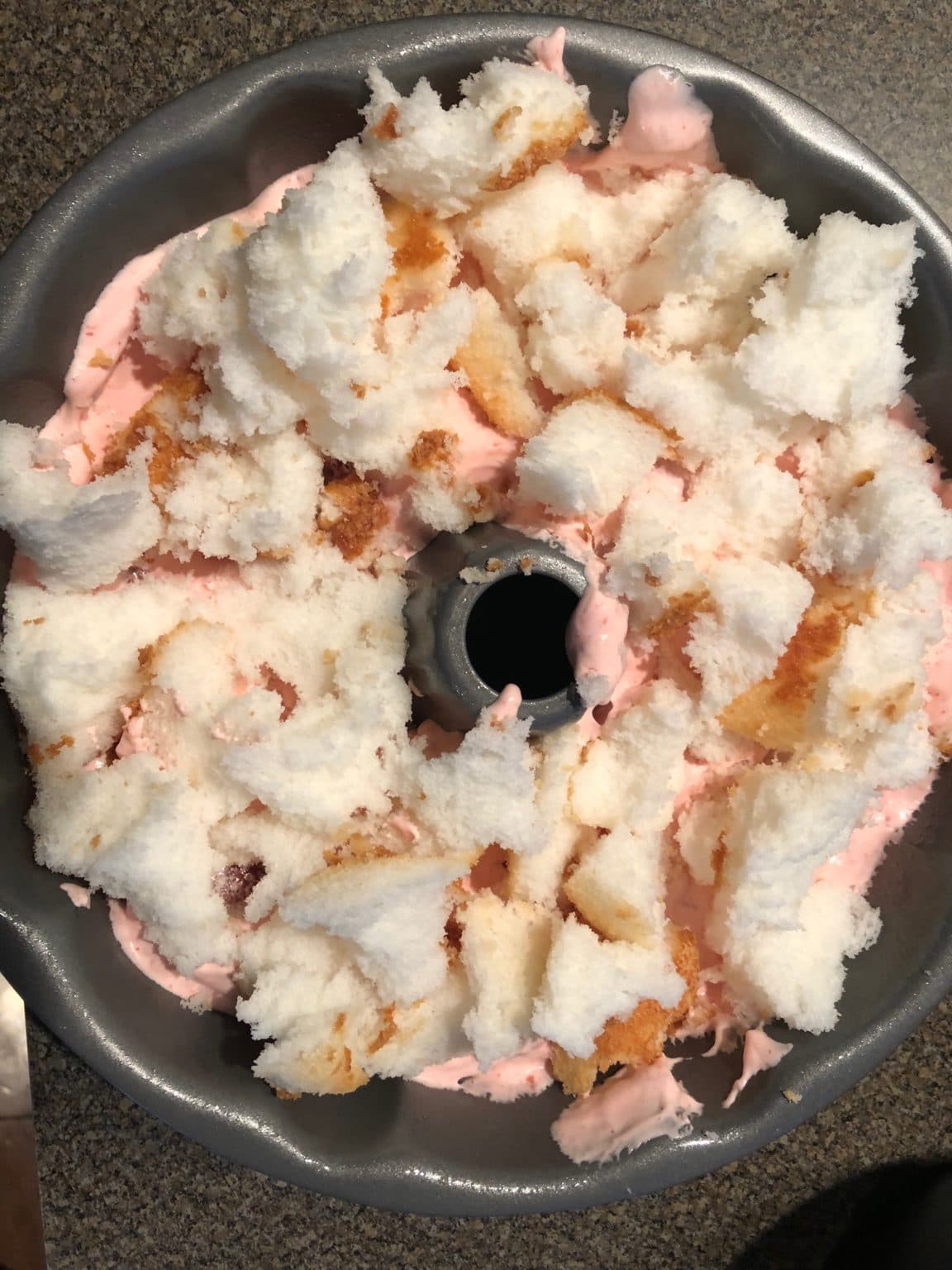 Strawberry Angel Food Cake | with jello - Food Meanderings