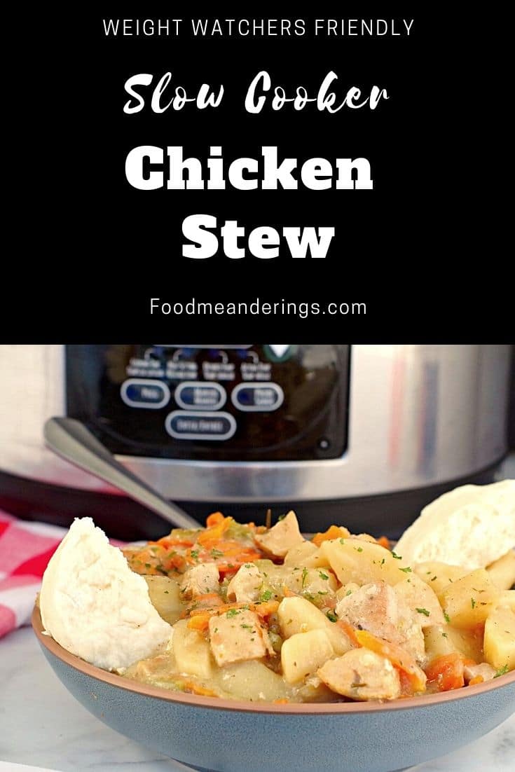 Healthy Slow Cooker Chicken Stew Food Meanderings