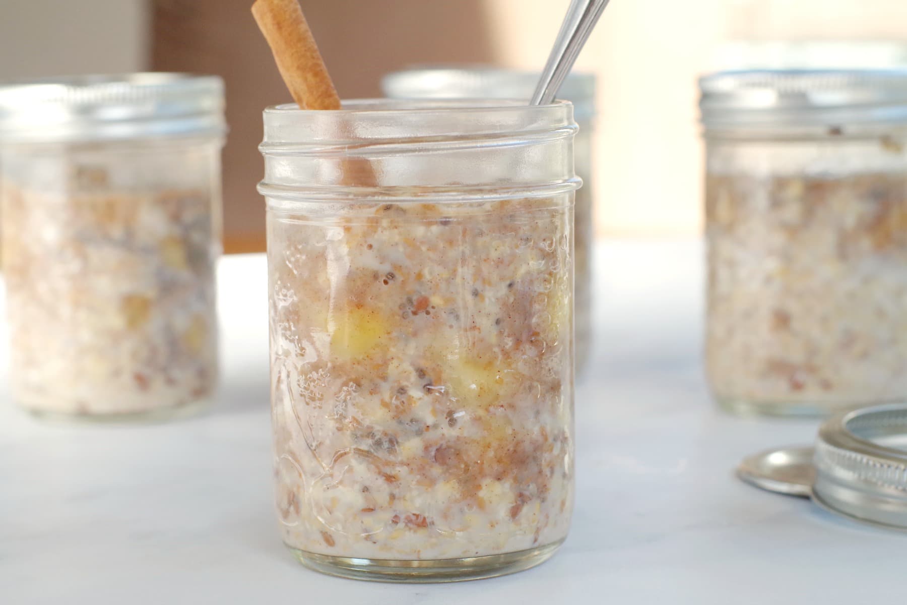 Bananas Foster Overnight Oats Protein Shake - Low Sugar