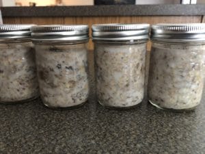 jars ready to refrigerate overnight