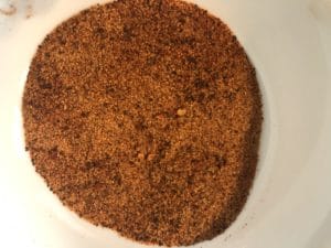 cajun seasoning and seasoning salt mixed together