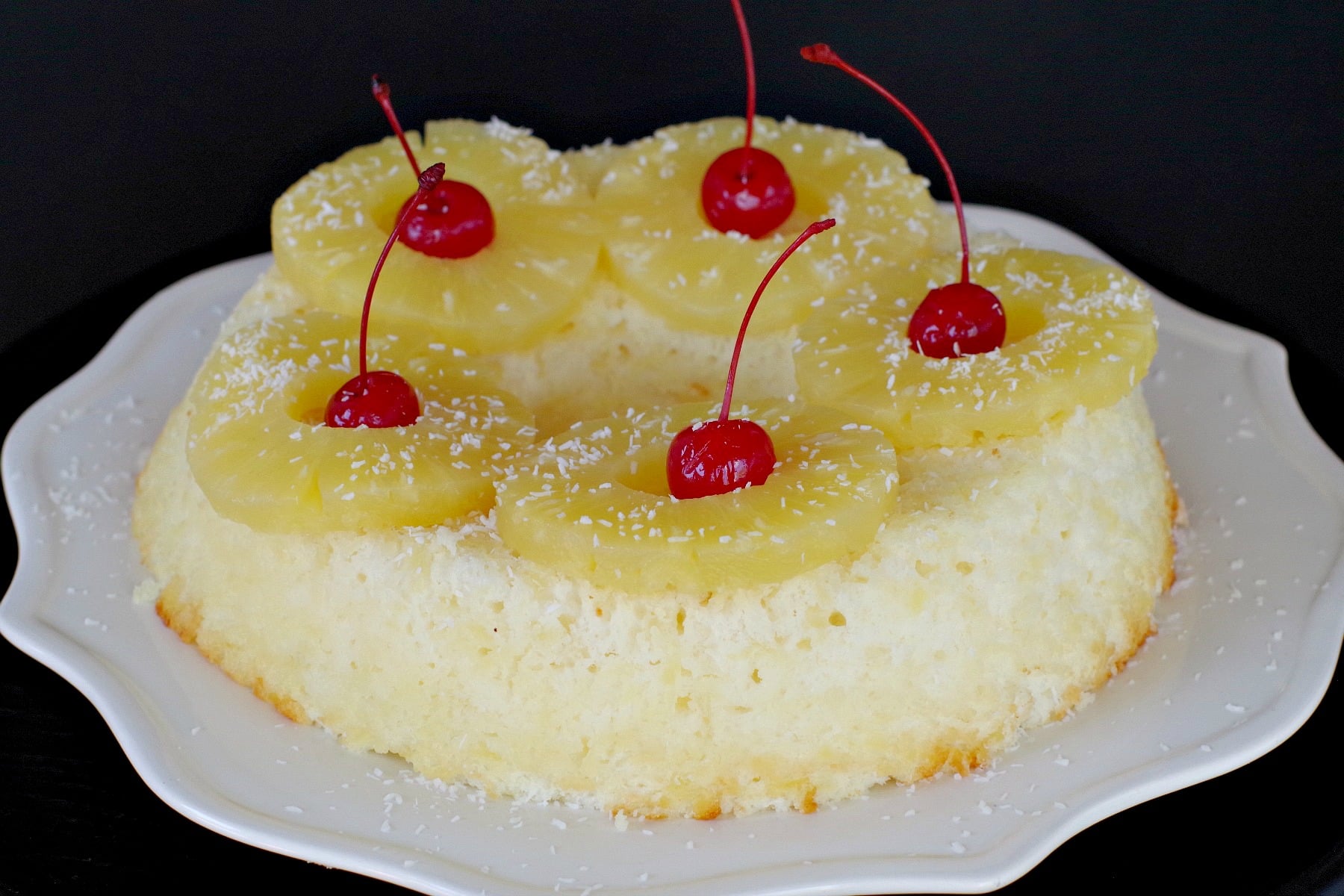 Pina Colada Angel Food Cake | 4 SmartPoints