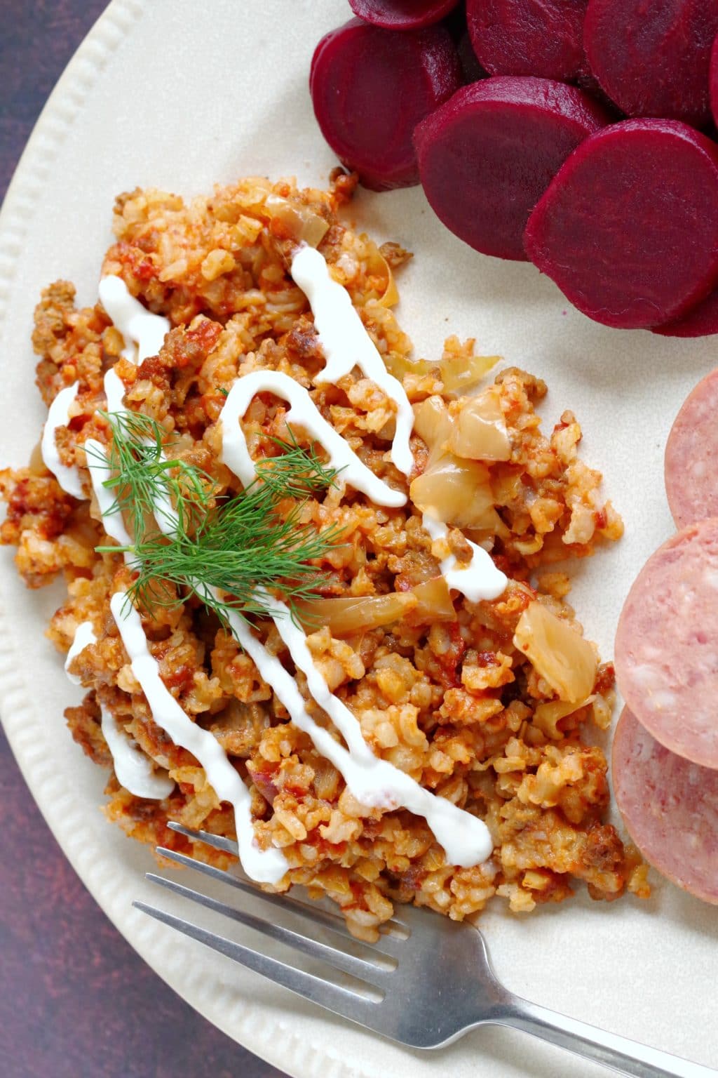 Lazy Slow Cooker Cabbage Rolls - Food Meanderings