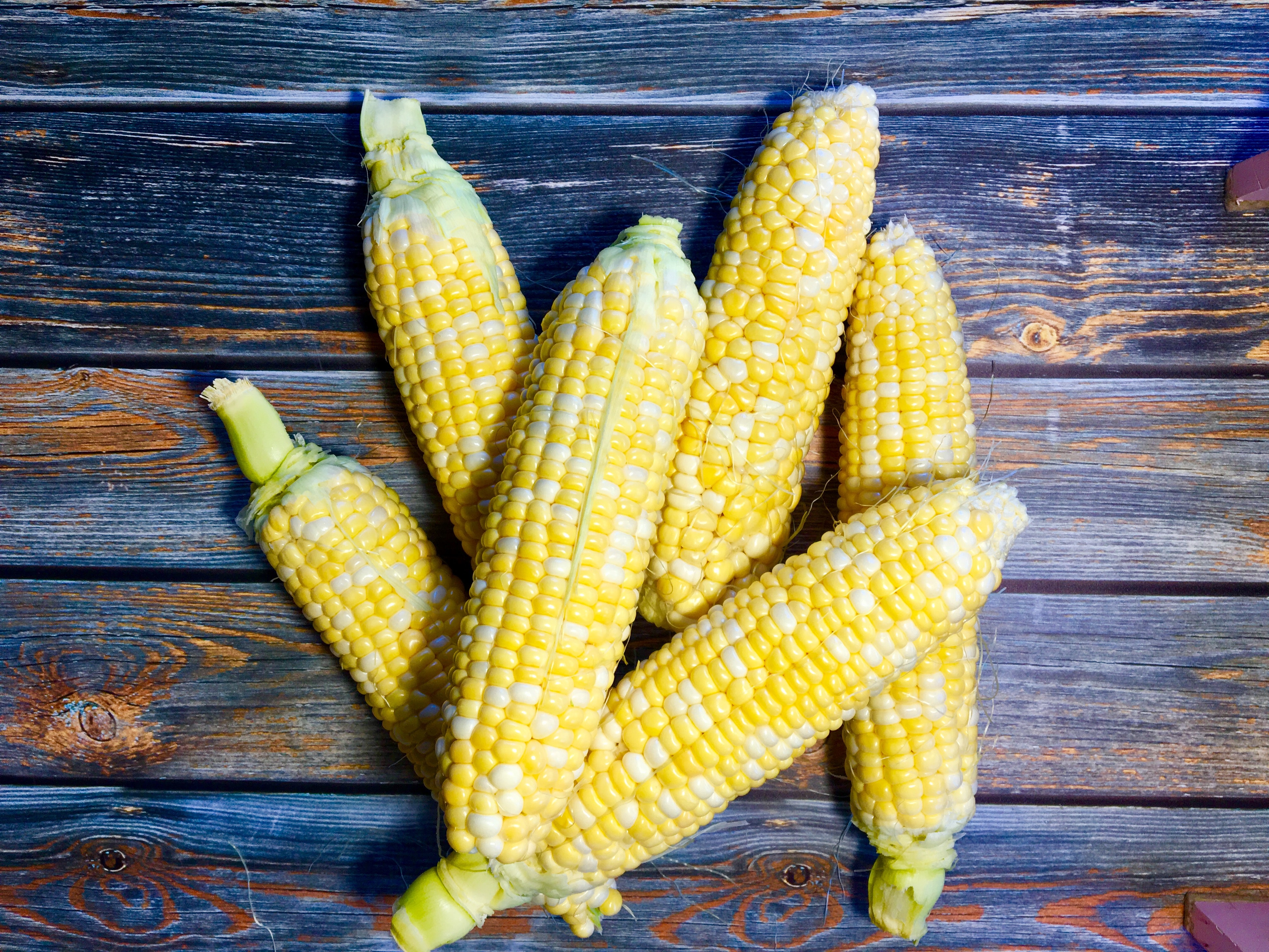fresh corn (uncooked)