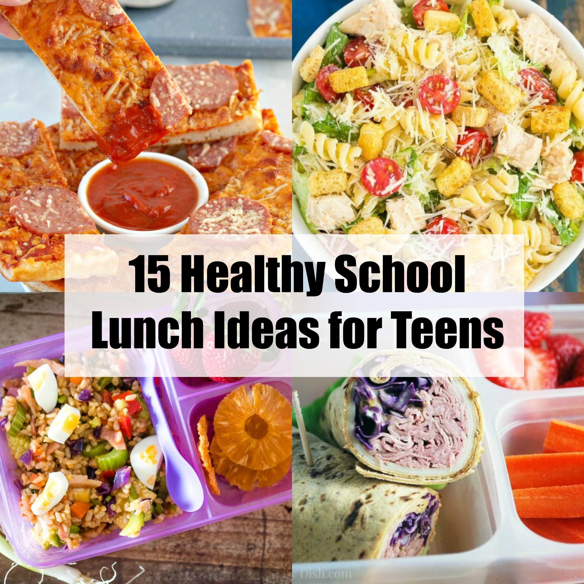 How to make a healthy lunch