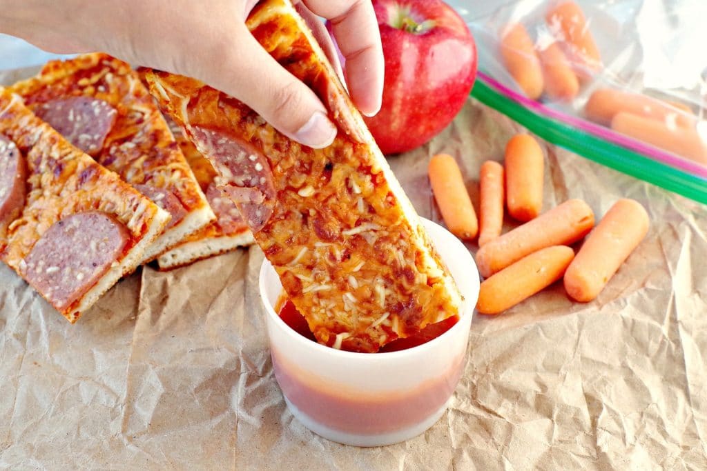 Healthy Pizza Dippers School Lunch idea Food Meanderings