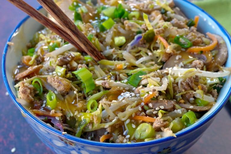 WW Egg Roll in a Bowl (Weight Watchers) - Food Meanderings