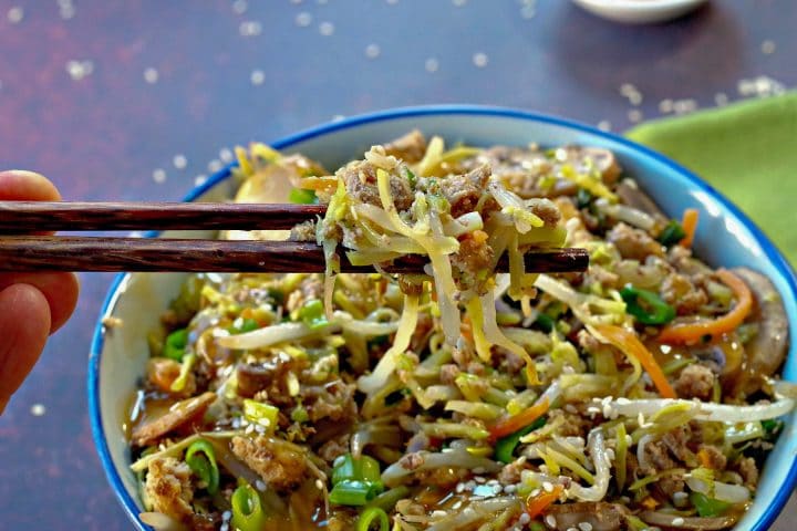 WW Egg Roll In A Bowl (Weight Watchers) - Food Meanderings