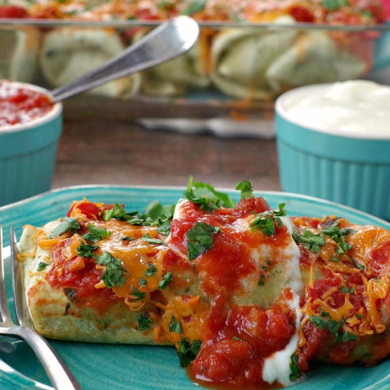 Leftover Turkey Enchiladas WW friendly Food Meanderings
