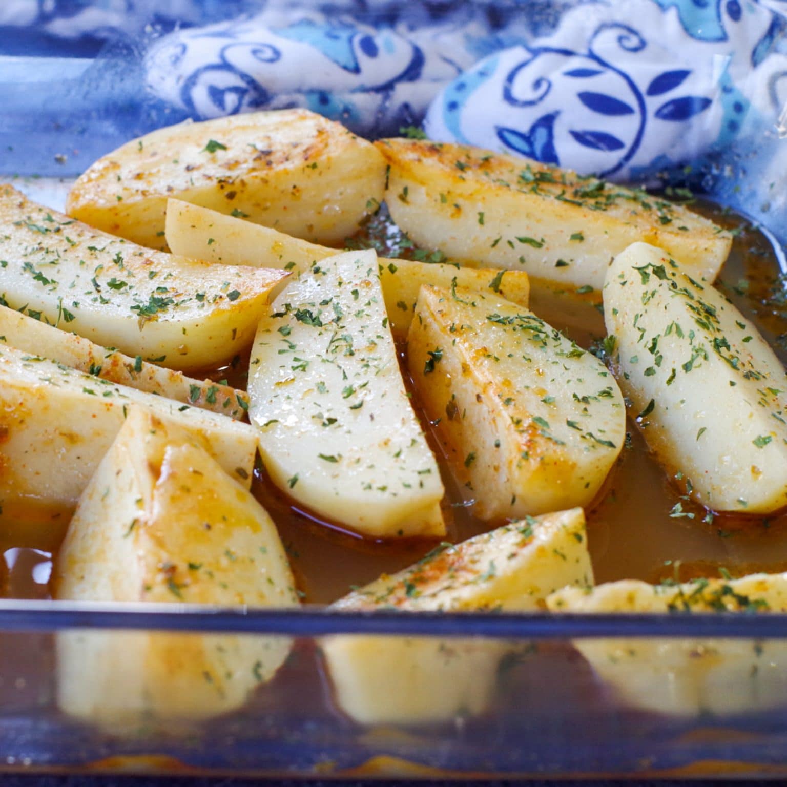 Greek Style Potatoes Restaurant Food Meanderings