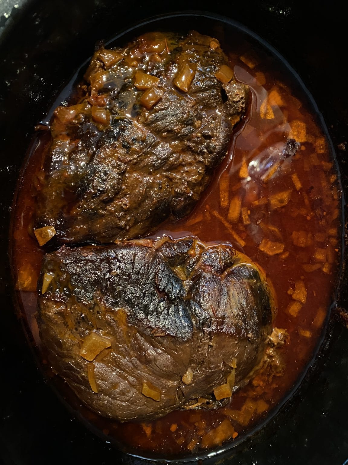 Slow Cooker beef on a bun Food Meanderings