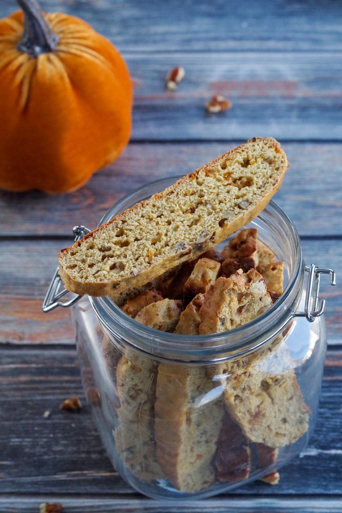 Healthy Pumpkin Biscotti Recipe- Food Meanderings