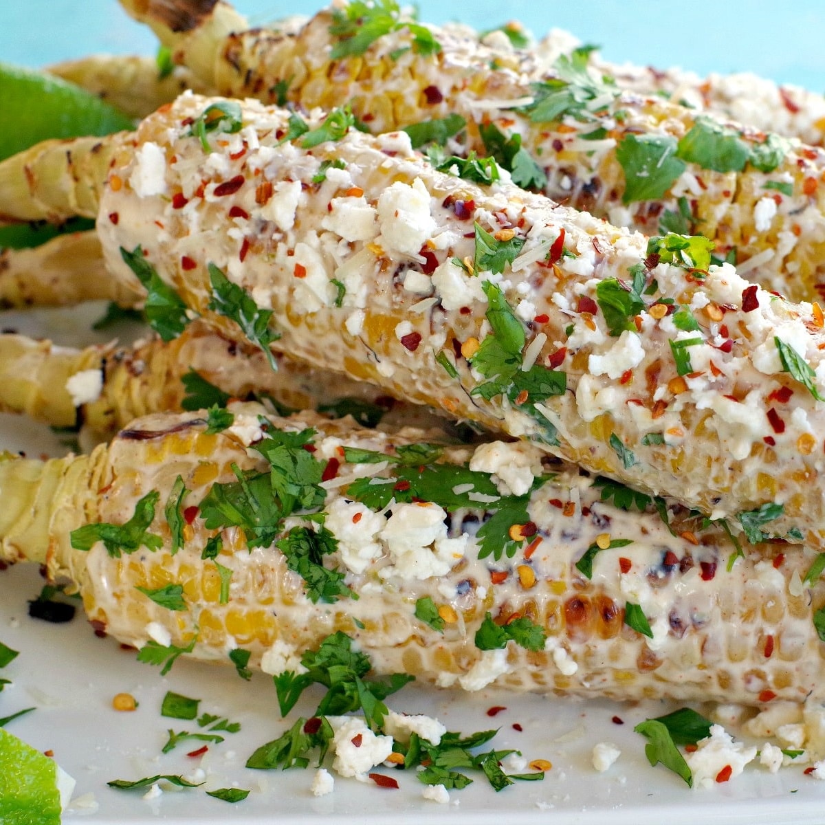 Grilled Mexican Street Corn (in 30 Minutes!) - Fit Foodie Finds