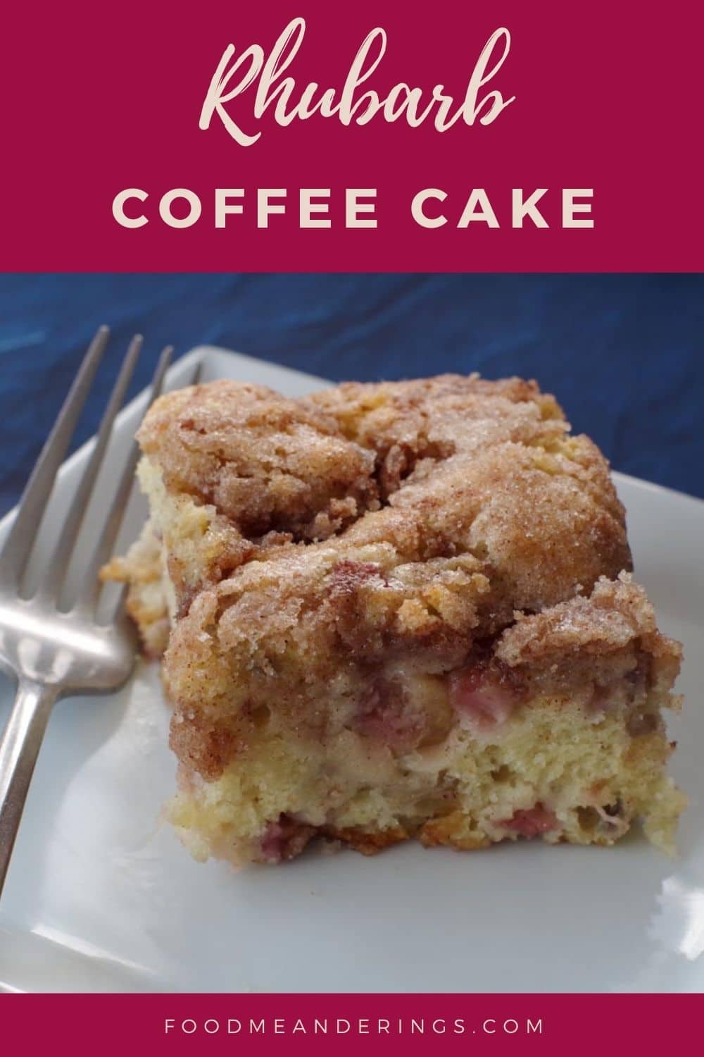 Rhubarb Coffee Cake Recipe Food Meanderings