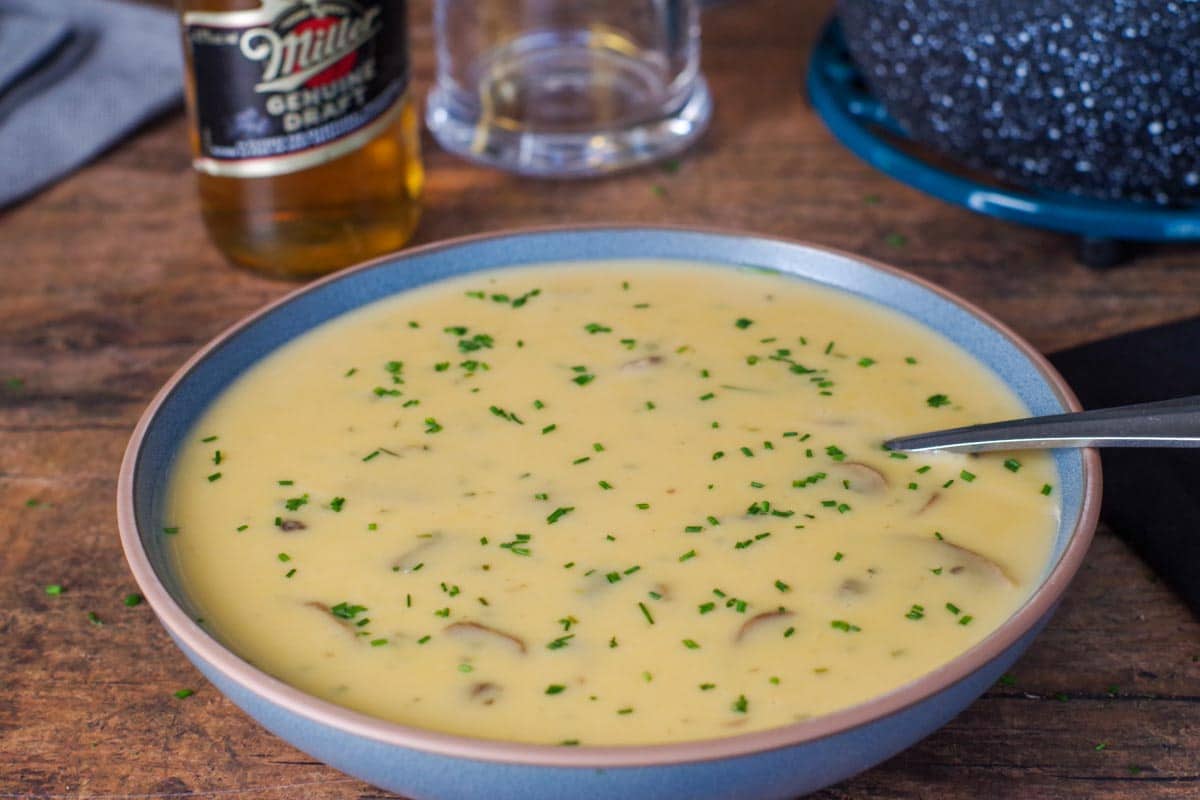 Beer Cheese Soup Recipe Food Meanderings