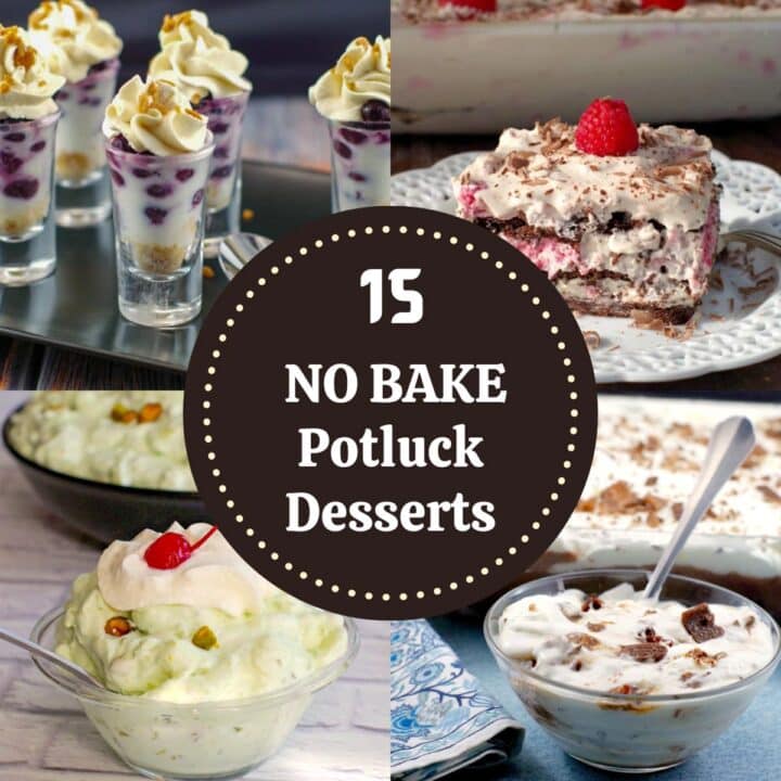 No Bake Potluck Desserts