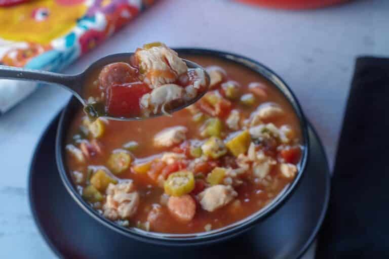 Chicken Gumbo Soup Recipe Food Meanderings