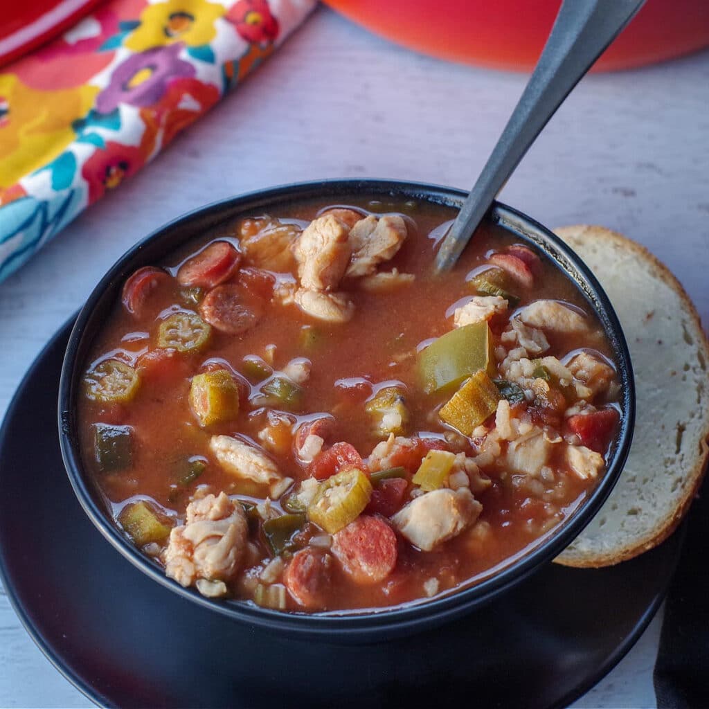 Chicken Gumbo Soup Recipe - Food Meanderings