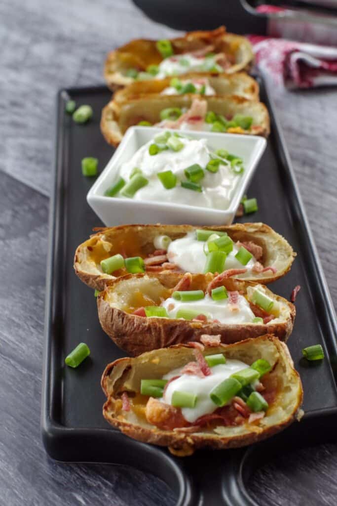 Air Fryer Potato Skins - Food Meanderings