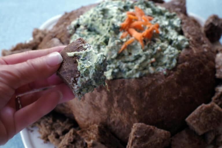 Pumpernickel Spinach Dip Food Meanderings