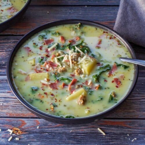 Healthy Slow Cooker Zuppa Toscana - Food Meanderings