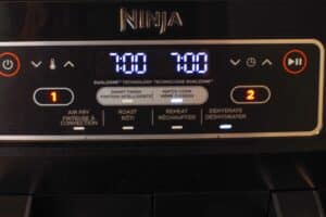 Ninja Air Fryer set to 7 hours