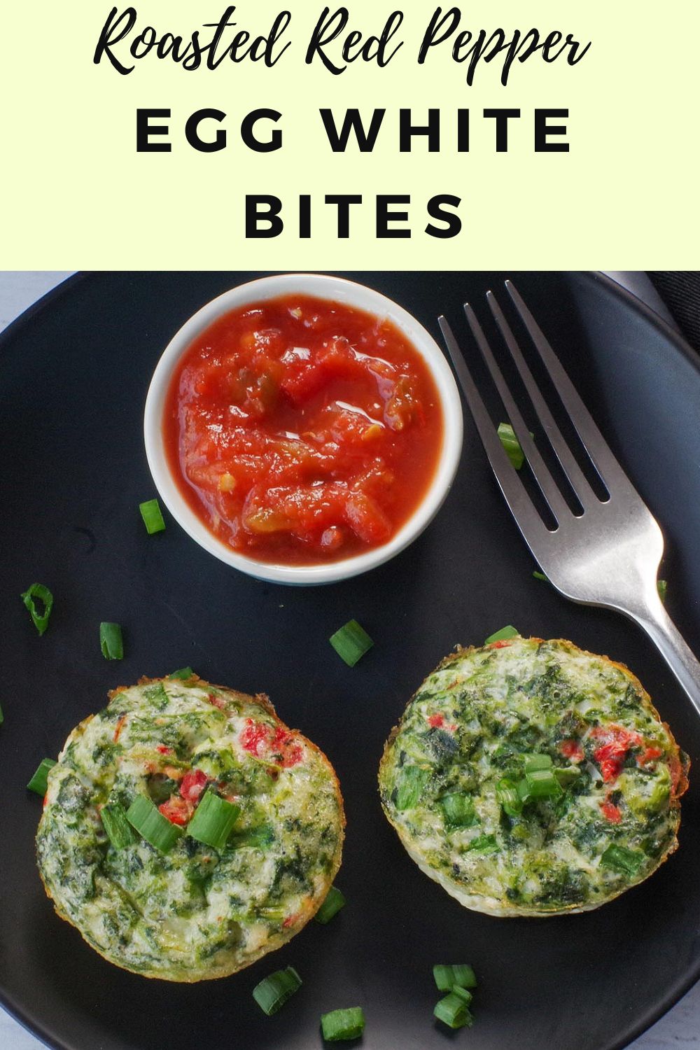 Roast Red Pepper Egg White Bites