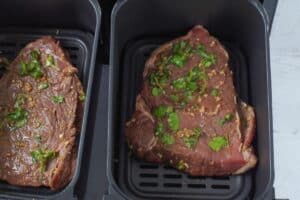 steak in air fryer drawers