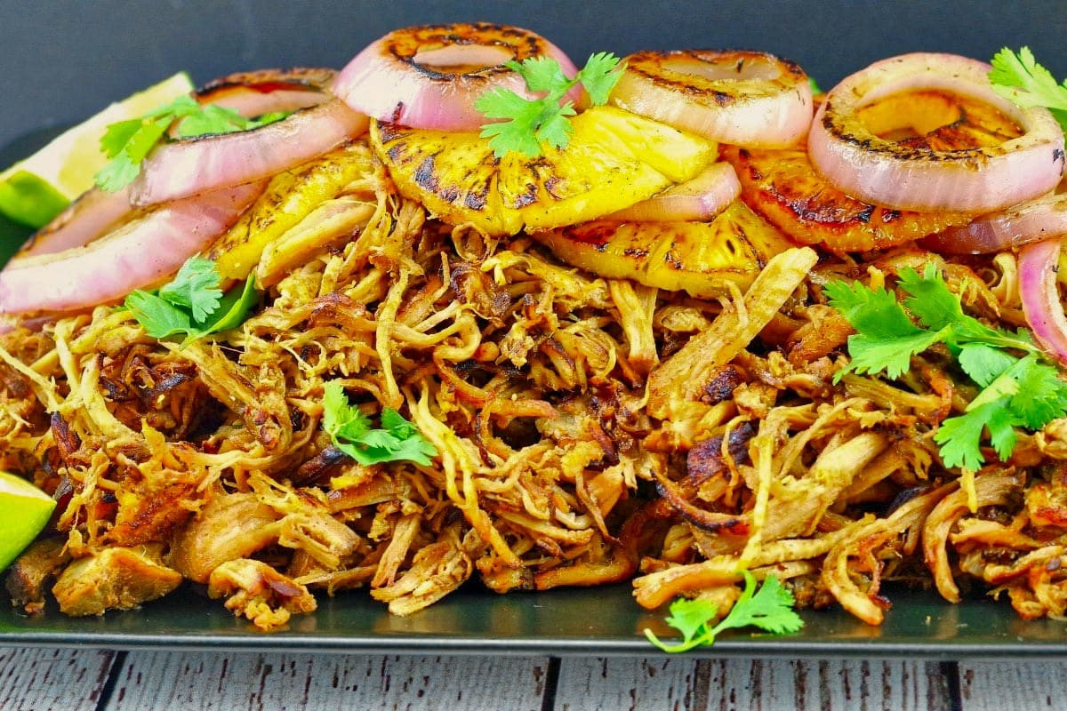 Plattr of Pineapple Carnitas.