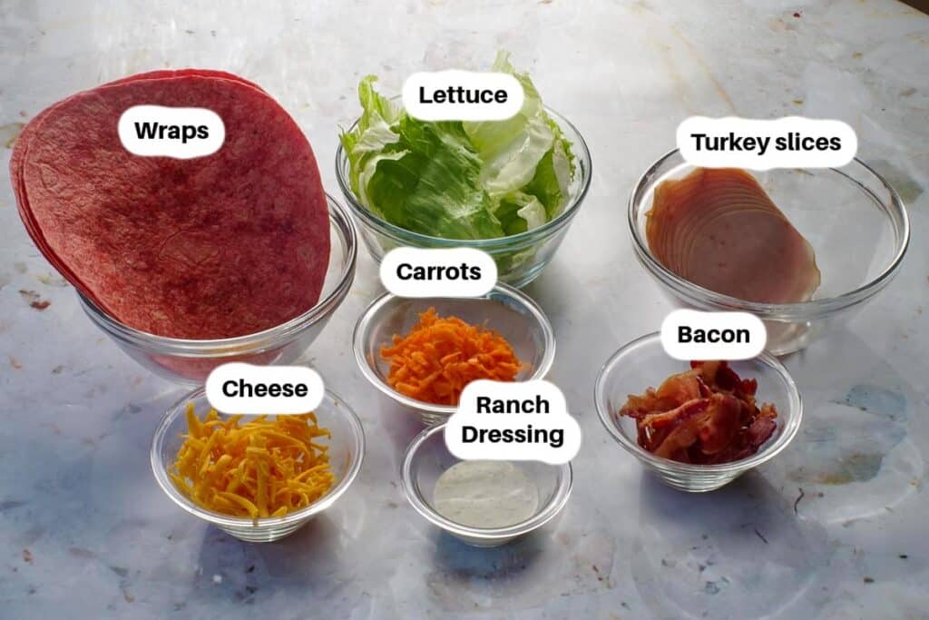 Turkey Bacon Ranch Wrap Recipe Food Meanderings