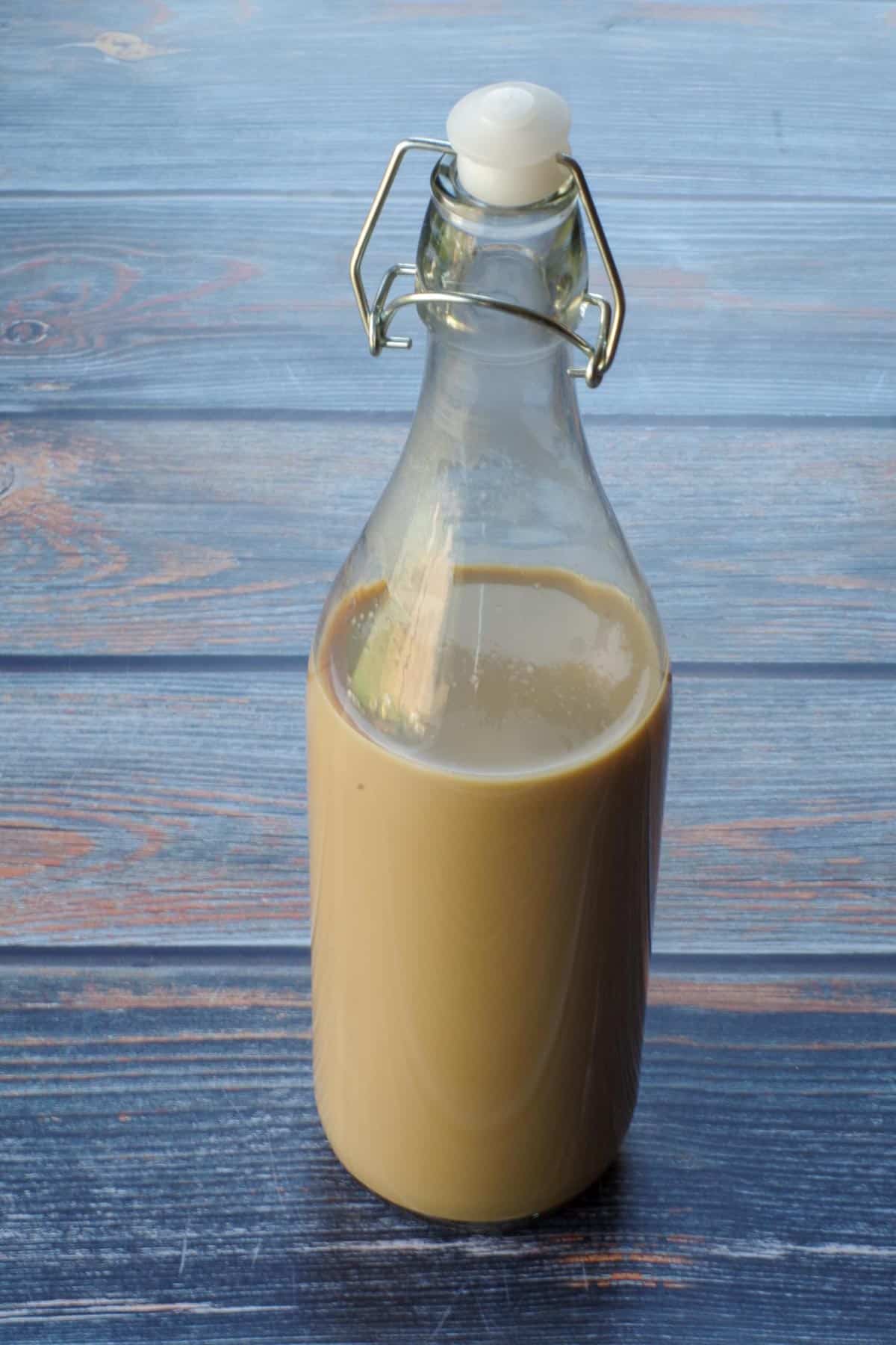 Masala Chai Tea in a glass bottle